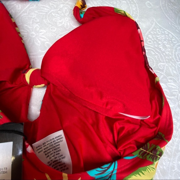 Target Swim Sunn Lab Swim One Piece Red Swimsuit Floral Nwt Poshmark